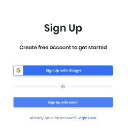 Sign up