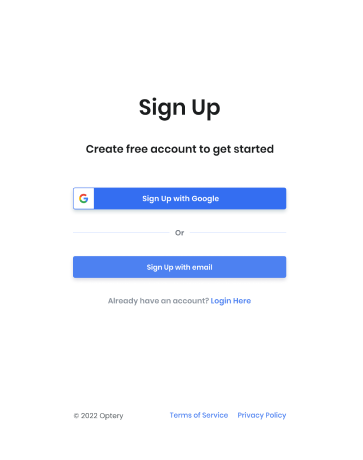 Sign up