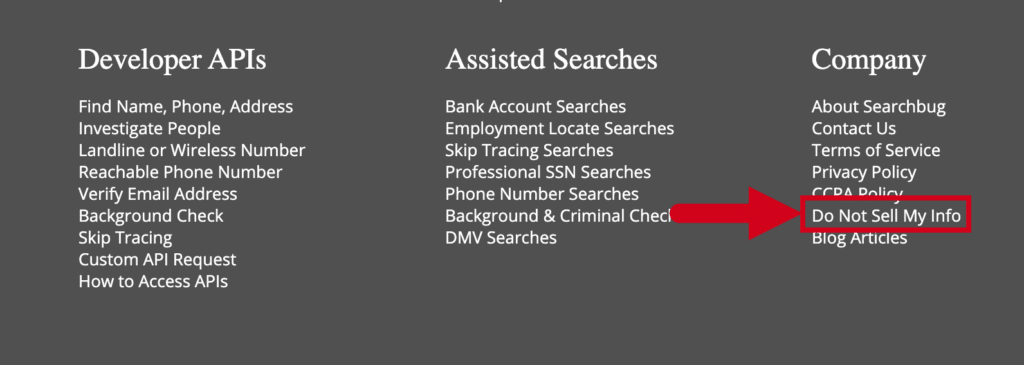 How to Opt Out of SearchBug