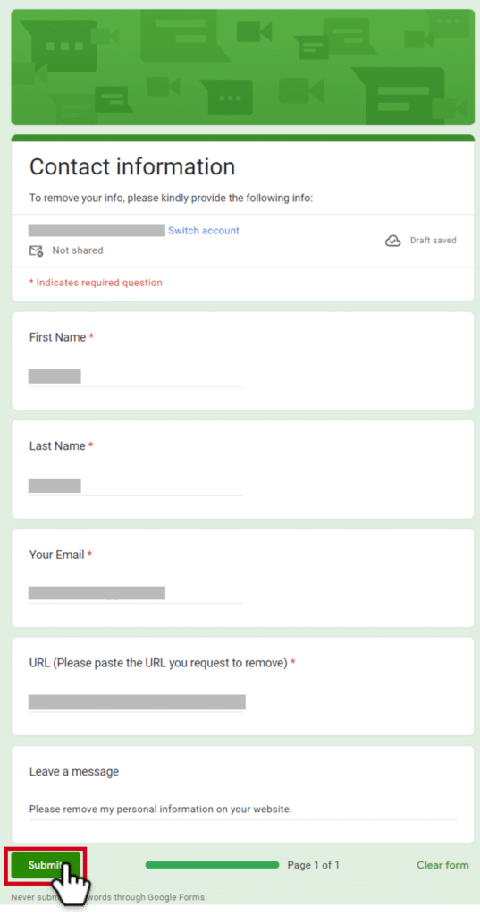 How to Opt Out of SearchPeopleFree.net