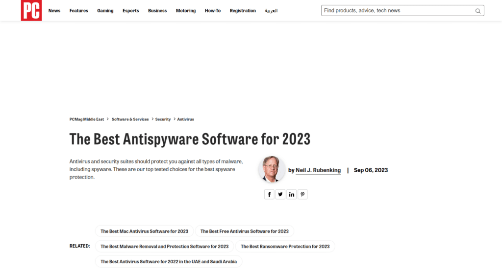 The Best Antispyware Software for 2023