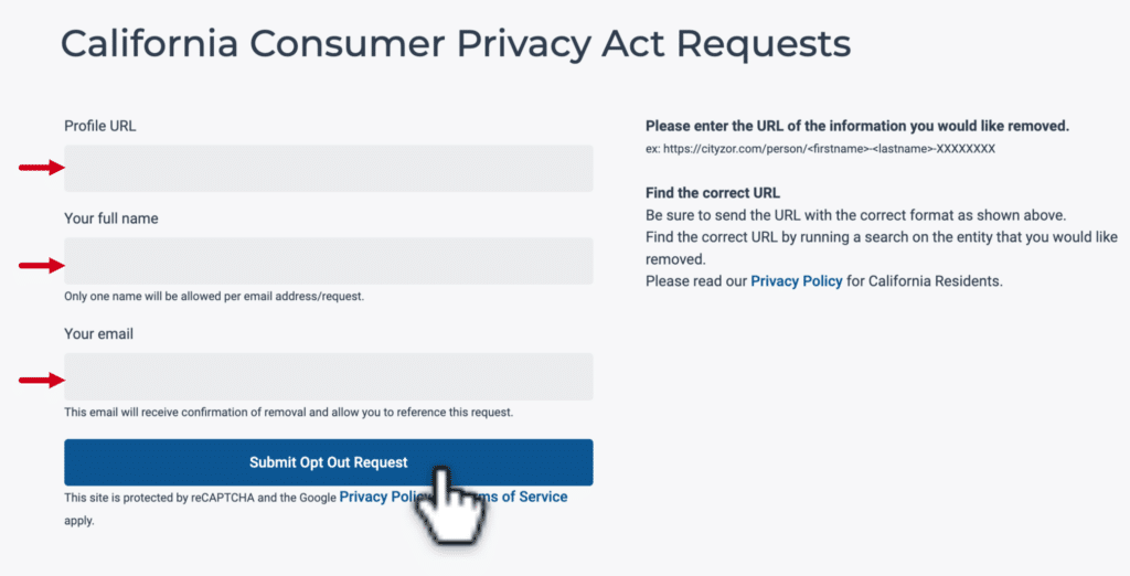 How to Opt Out of CityZOR