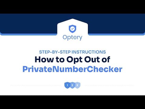 How to Opt Out of PrivateNumberChecker – Step by Step Instructions