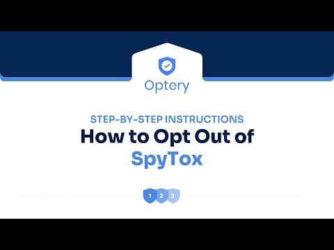 How to Opt Out of SpyTox Step by Step Instructions