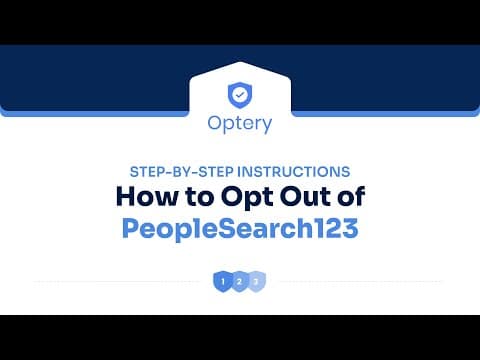 Remove Your Info from PeopleSearch123  Step by Step Instructions