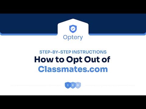 How to Opt Out of Classmates.com Step by Step Instructions