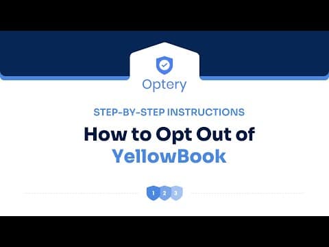 How to Opt Out of YellowBook – Step by Step Instructions
