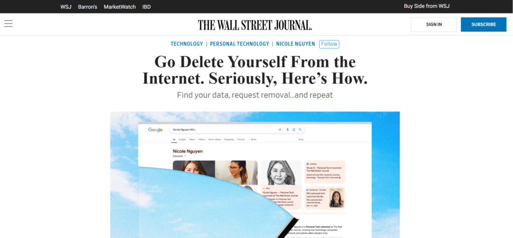 Go Delete Yourself From the Internet. Seriously, Here's How.