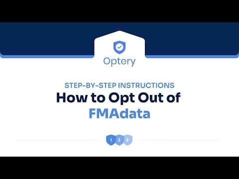 How to Opt Out of FMAdata – Step by Step Instructions