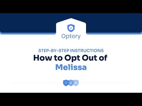 How to Opt Out of Melissa – Step by Step Instructions