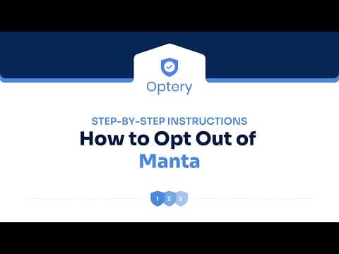 How to Opt Out of Manta – Step by Step Instructions