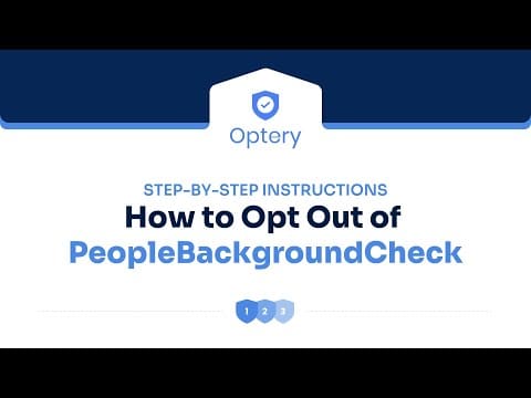 How to Opt Out of  PeopleBackgroundCheck – Step by Step Instructions