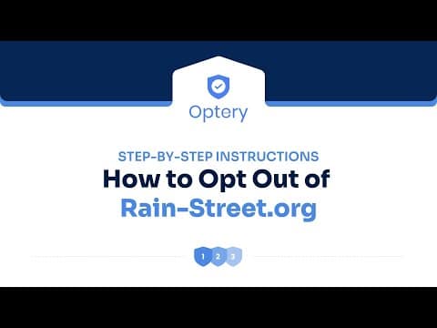 How to Opt Out of Rain Street – Step by Step Instructions