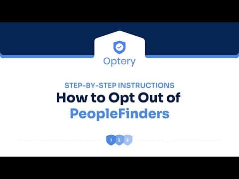 How to Opt Out of PeopleFinders – Step by Step Instructions